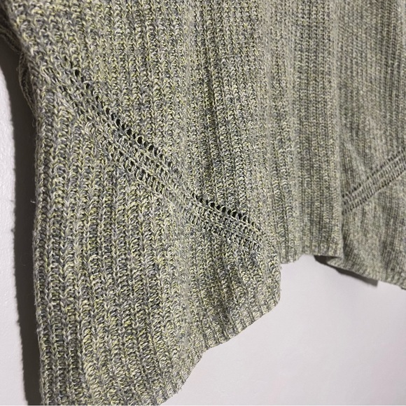 Moth by Anthropologie Boxy Oversized Green Knit Sweater - Picture 4 of 7